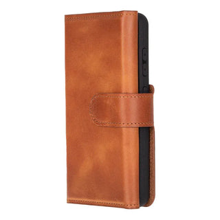 Bouletta Phone Case Moccasin Santa Samsung Galaxy S25 Leather Detachable Wallet Case Premium Koruma