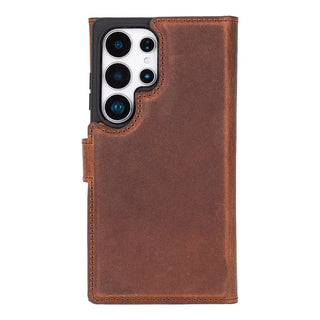 Bouletta Phone Case Santa Samsung Galaxy S25 Ultra Leather Detachable Wallet Case Premium Koruma