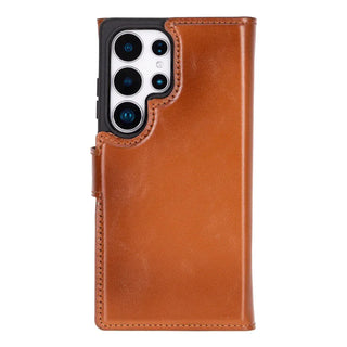 Bouletta Phone Case Santa Samsung Galaxy S25 Ultra Leather Detachable Wallet Case Premium Koruma