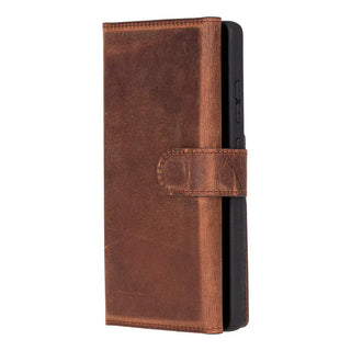 Bouletta Phone Case Santa Samsung Galaxy S25 Ultra Leather Detachable Wallet Case Premium Koruma