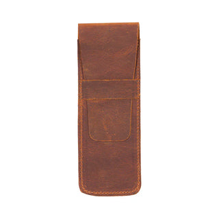 Bouletta Pen Pouch Moccasin Seta Leather Pen Pouch Premium Koruma