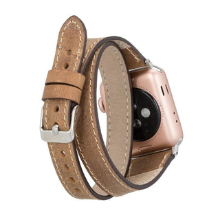 Bouletta Watch Band Slim Double Tour Apple Watch Leather Band Premium Koruma