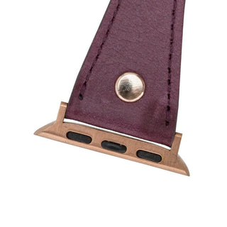 Bouletta Watch Band Slim Double Tour Apple Watch Leather Band Premium Koruma