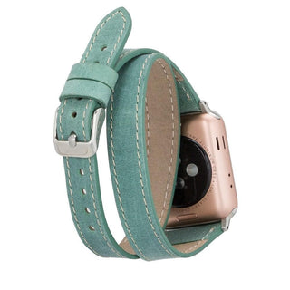 Bouletta Watch Band Slim Double Tour Apple Watch Leather Band Premium Koruma