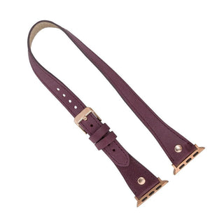 Bouletta Watch Band Slim Double Tour Apple Watch Leather Band Premium Koruma