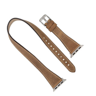 Bouletta Watch Band Slim Double Tour Apple Watch Leather Band Premium Koruma