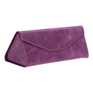 Bouletta Glasses Case Dark Magenta Smart Glasses Leather Case Premium Koruma