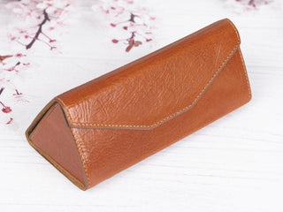 Bouletta Glasses Case Sandy Tan Smart Glasses Leather Case Premium Koruma