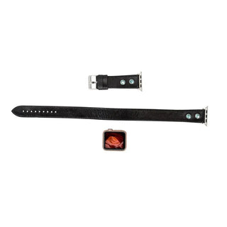 Bouletta Watch Band Solitare Double Tour Leather Apple Watch Band Premium Koruma
