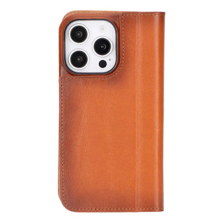 Bouletta Phone Case Sonat Leather iPhone 16 Pro Folio Case Premium Koruma