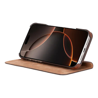 Bouletta Phone Case Sonat Leather iPhone 16 Pro Max Folio Case Premium Koruma