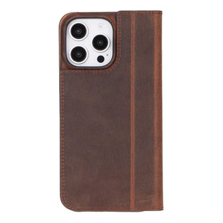 Bouletta Phone Case Sonat Leather iPhone 16 Pro Max Folio Case Premium Koruma