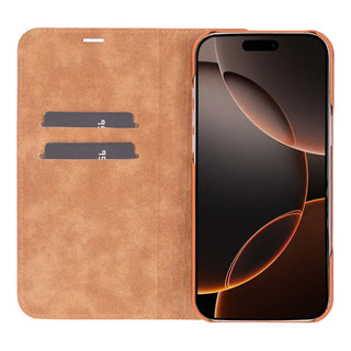 Bouletta Phone Case Sonat Leather iPhone 16 Pro Max Folio Case Premium Koruma