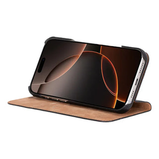 Bouletta Phone Case Sonat Leather iPhone 16 Pro Max Folio Case Premium Koruma