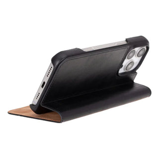 Bouletta Phone Case Sonat Leather iPhone 16 Pro Max Folio Case Premium Koruma