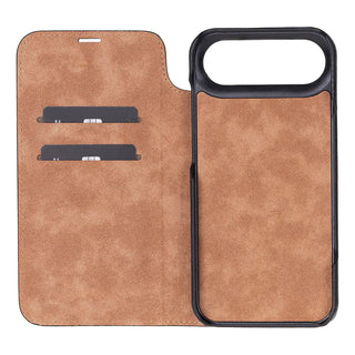 Bouletta Phone Case Sonat Leather iPhone 17 Air Folio Case Premium Koruma