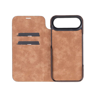Bouletta Phone Case Sonat Leather iPhone 17 Air Folio Case Premium Koruma