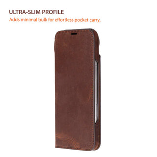 Bouletta Phone Case Sonat Leather iPhone 17 Air Folio Case Premium Koruma