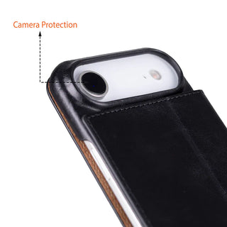 Bouletta Phone Case Sonat Leather iPhone 17 Air Folio Case Premium Koruma