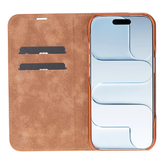 Bouletta Phone Case Sonat Leather iPhone 17 Folio Case Premium Koruma