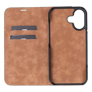 Bouletta Phone Case Sonat Leather iPhone 17 Folio Case Premium Koruma