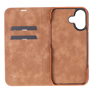 Bouletta Phone Case Sonat Leather iPhone 17 Folio Case Premium Koruma