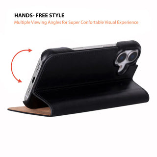 Bouletta Phone Case Sonat Leather iPhone 17 Folio Case Premium Koruma