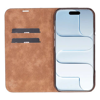 Bouletta Phone Case Sonat Leather iPhone 17 Folio Case Premium Koruma