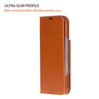 Bouletta Phone Case Sonat Leather iPhone 17 Folio Case Premium Koruma
