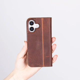 Bouletta Phone Case Sonat Leather iPhone 17 Folio Case Premium Koruma