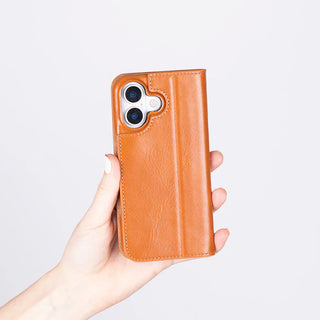 Bouletta Phone Case Sonat Leather iPhone 17 Folio Case Premium Koruma