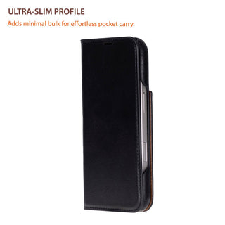 Bouletta Phone Case Sonat Leather iPhone 17 Folio Case Premium Koruma