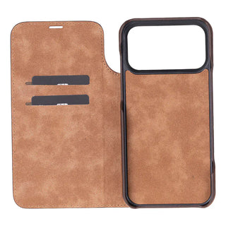 Bouletta Phone Case Sonat Leather iPhone 17 Pro Folio Case Premium Koruma