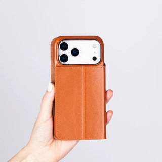 Bouletta Phone Case Sonat Leather iPhone 17 Pro Folio Case Premium Koruma