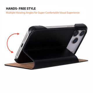 Bouletta Phone Case Sonat Leather iPhone 17 Pro Folio Case Premium Koruma