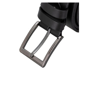 Bouletta Kemer 135 cm / Siyah Sport Man Gerçek Deri Erkek Kemeri, Vidalı Premium Koruma