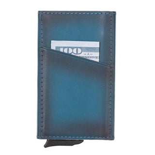 Bouletta Card Holder Blue Torres Leather Pop-up Card Holder Premium Koruma