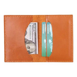 Bouletta Card Holder Tan Toscana Leather Card Holder Premium Koruma