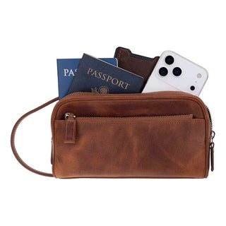 Bouletta Dopp Kit Travero Leather Dopp Kit Premium Koruma
