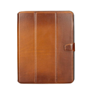 Bouletta Deri iPad 10.9 10. Nesil Kılıf Turuncu Trigon 10.9" iPad 10.Nesil 2022 Deri Kılıf Premium Koruma