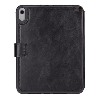 Bouletta iPad Case Black Trigon Leather iPad Mini (2024) Case Premium Koruma