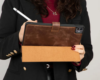 Bouletta iPad Case Trigon Leather iPad Pro 11" (2024) Case Premium Koruma