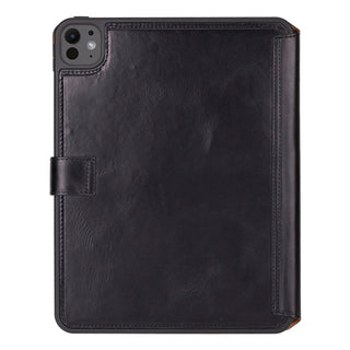 Bouletta iPad Case Black Trigon Leather iPad Pro 13" (2024) Case Premium Koruma