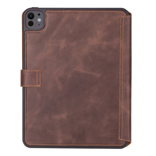 Bouletta iPad Case Dark Brown Trigon Leather iPad Pro 13" (2024) Case Premium Koruma