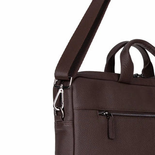 Bouletta Laptop Briefcase Truro Leather Business Briefcase / Laptop Case 13" with Suitcase Premium Koruma