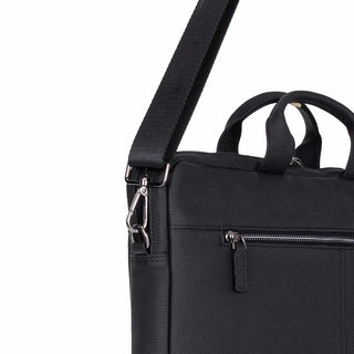 Bouletta Laptop Briefcase Truro Leather Business Briefcase / Laptop Case 13" with Suitcase Premium Koruma