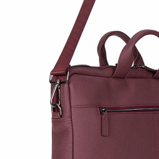 Bouletta Laptop Briefcase Truro Leather Business Briefcase / Laptop Case 13" with Suitcase Premium Koruma