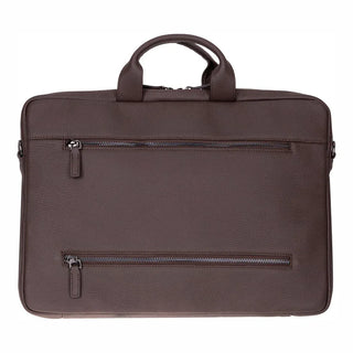 Bouletta Laptop Briefcase Truro Leather Business Briefcase / Laptop Case 16" with Suitcase Premium Koruma