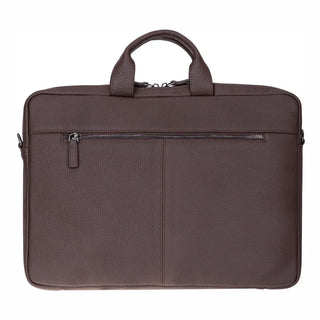 Bouletta Laptop Briefcase Truro Leather Business Briefcase / Laptop Case 16" with Suitcase Premium Koruma