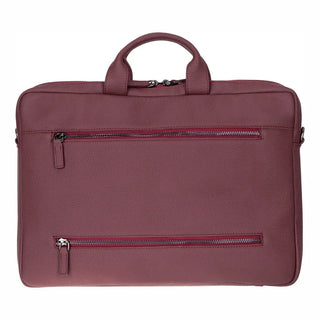 Bouletta Laptop Briefcase Truro Leather Business Briefcase / Laptop Case 16" with Suitcase Premium Koruma